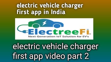 Electric Vehicle Charger first app,