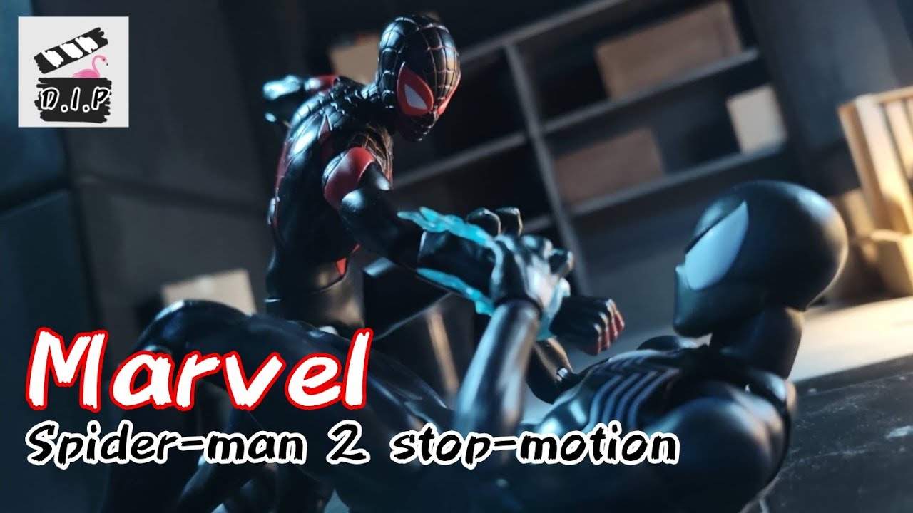 Marvel's Spider Man 2 Peter Vs Miles |Stop-Motion Animation|