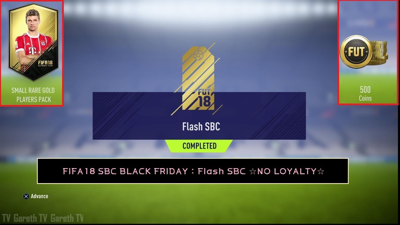 FIFA18 SBC BLACK FRIDAY : Flash SBC #.1 ☆NO LOYALTY☆