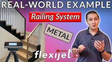 Metal Railing - Flexijet 3D Real-World Example