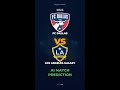 FC Dallas vs Los Angeles Galaxy Prediction | MLS Regular season #Shorts