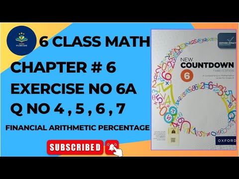 Class 6 Math Exercise 6A Question 4-7 | New Countdown Third Edition ...