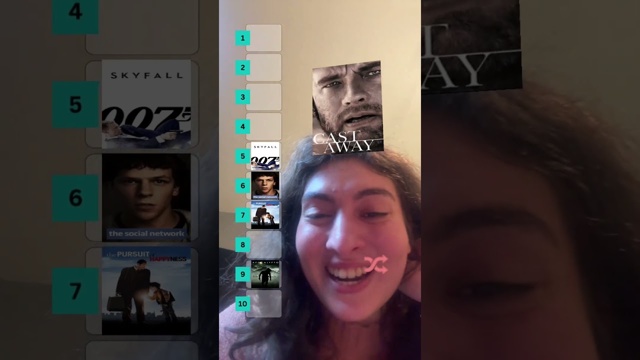 Hollywood Films Blind Ranking! Play Along! 