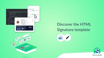 Sigilium : How to edit the HTML code of my email signature template