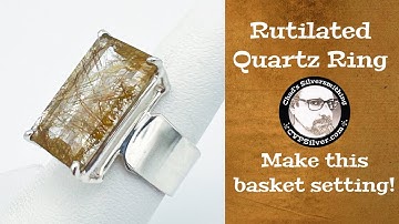 Making A Statement Ring with A Rectangular Faceted Stone