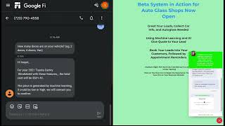 Auto Glass Booking Bot Demo for NoCode.ai screenshot 2