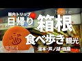 箱根日帰り絶品グルメ食べ歩き・観光【箱根湯本・芦ノ湖・一人旅グルメ】