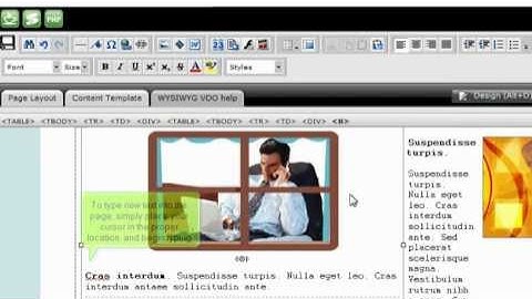 RvSiteBuilder 4 Editing And Formatting Text