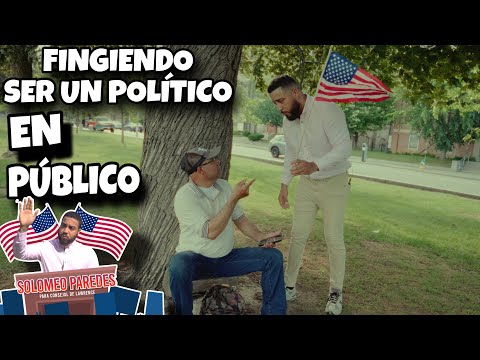Pretending to be a Politician in Public 🇺🇸 ''SOLOMEO PAREDES''