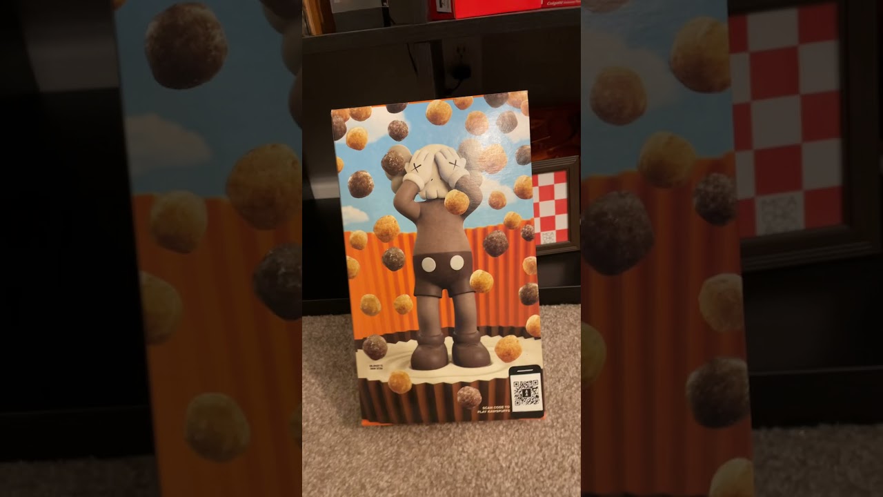 KAWS x Reese’s Puffs Limited Edition Cereal Box