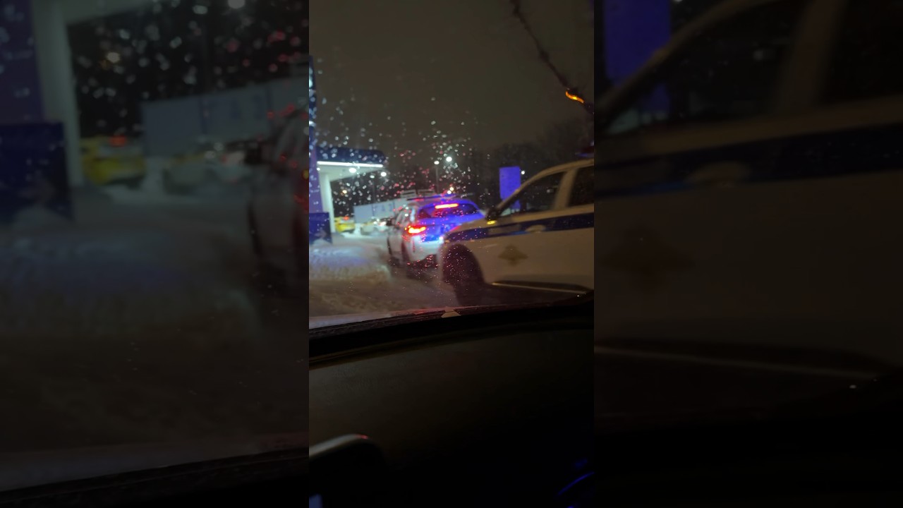 Как резко передумать заезжать на заправку. Больше 10 экипажа ДПС - YouTube