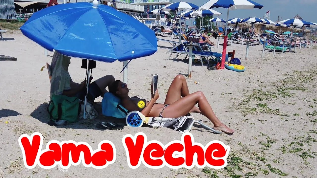 Plaja Vama Veche - Vama Veche Beach - Romania - August - walk on the seafront - 4K travel vlog