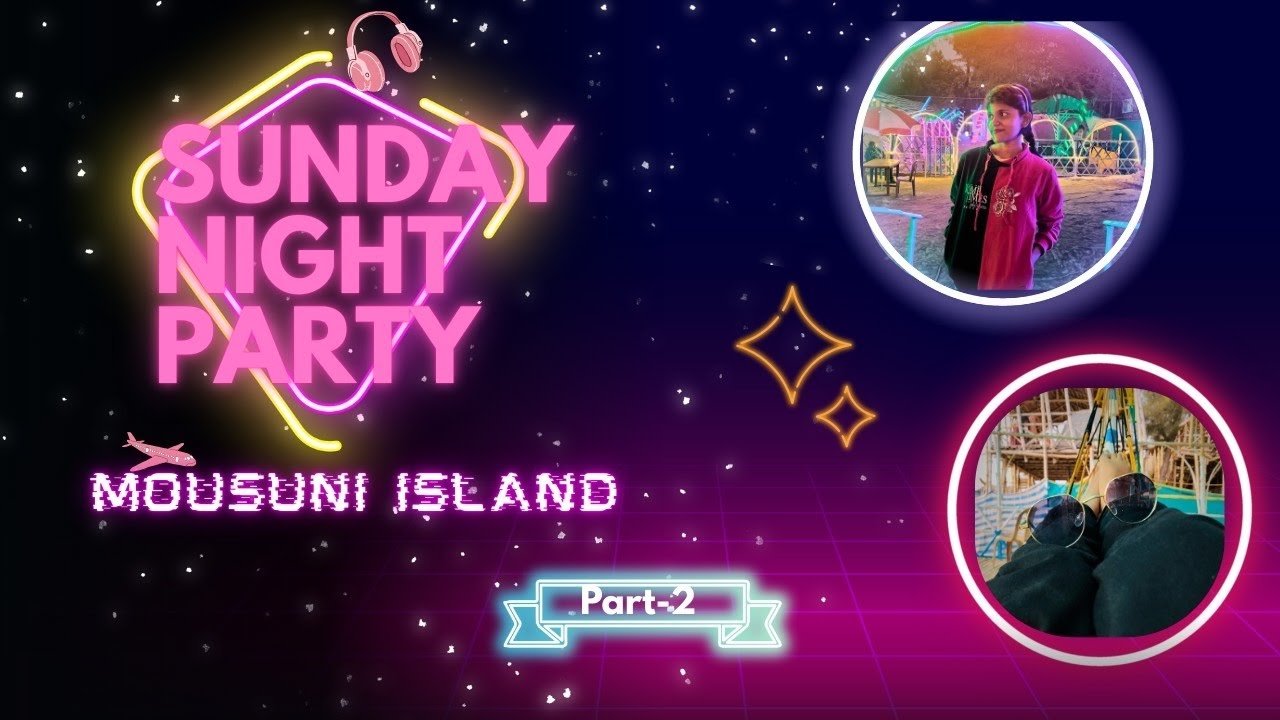 🌊 Beachside Party Night with Family ।।Mousuni Island Vlog 🌙🎶