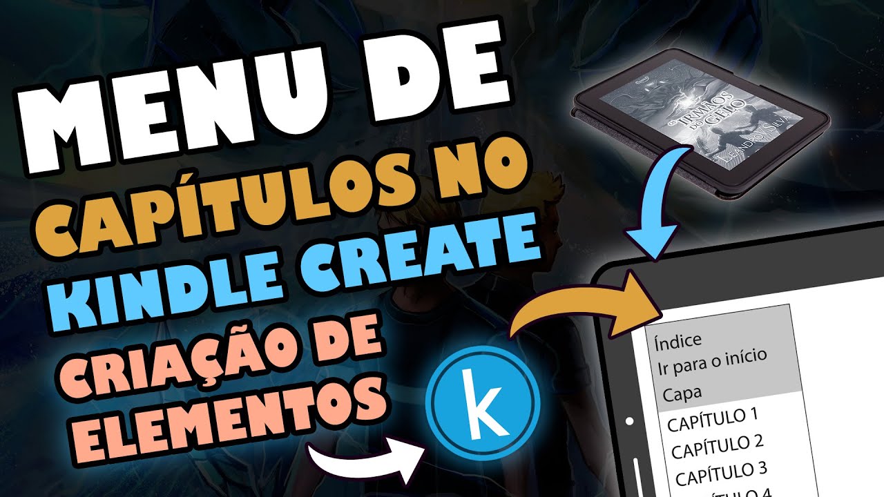 Como criar ELEMENTOS no menu de navegação para um EBOOK no KINDLE CREATE?