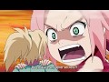 Sakura and Ino harass the small Tsunade for the secret of her breasts