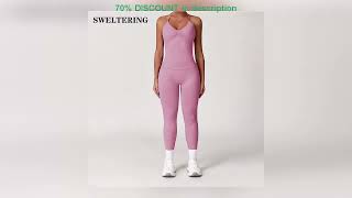 A must-have product! Yoga Set Women's Tracksuit 2 Pieces Workout Sportswear Gym Clothing High Wais