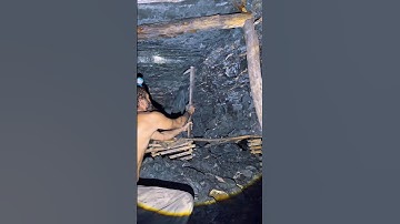 How a Mimer Digging Underground Coal Mine 😮 #satisfying #trending #shortsfeed #minecraft #mining