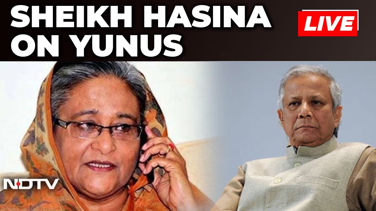 SHEIKH HASINA LIVE | Shiekh Hasina's Questions Bangladesh Elections Under Yunus | Awami League
