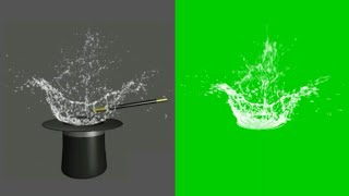 Green screen water splash. Water effects green screen.
