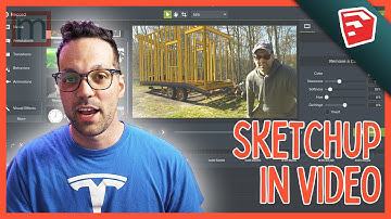 How to animate sections in SketchUp | Place your model in a video with transparent background