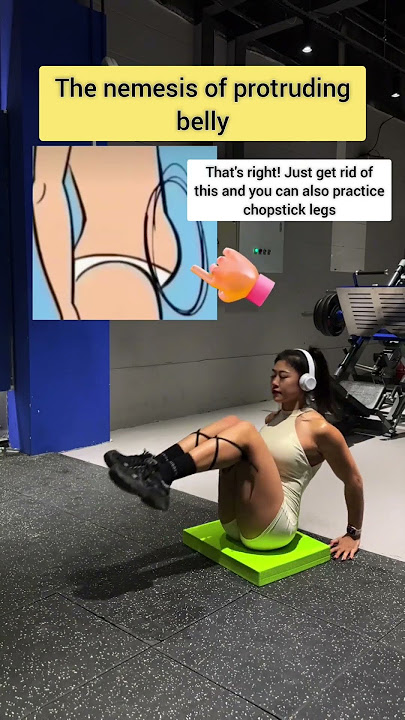 If your lower abdomen is protruding, you can practice like this,