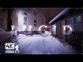3 hours of silent nighttime snow walks in finland  slow tv 4k