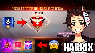 HARRIX ME PRESTA SU CUENTA Y SE LA SUBO A HEROICO 😱 FREE FIRE