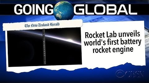 Around the world: First battery-powered rocket engine
