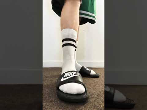 nike flip flops with socks