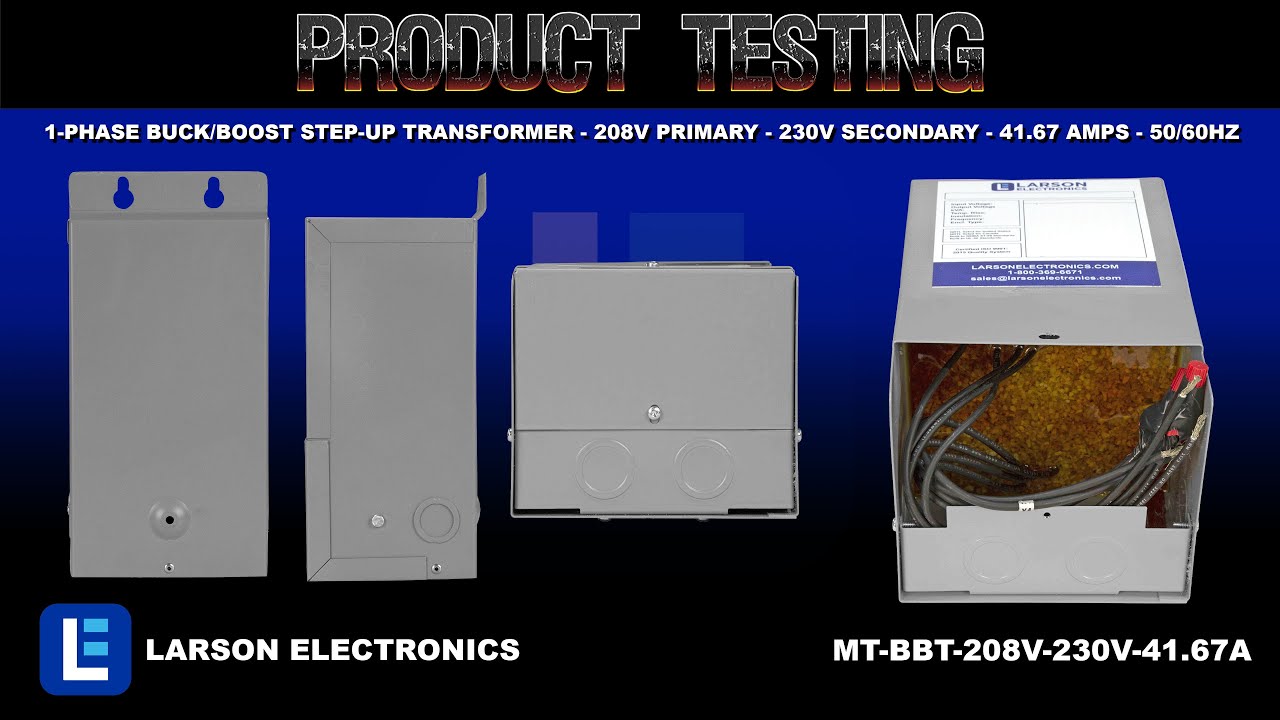 1-Phase Buck/Boost Step-Up Transformer - 208V Primary - 230V Secondary - 41.67 Amps - 50/60Hz