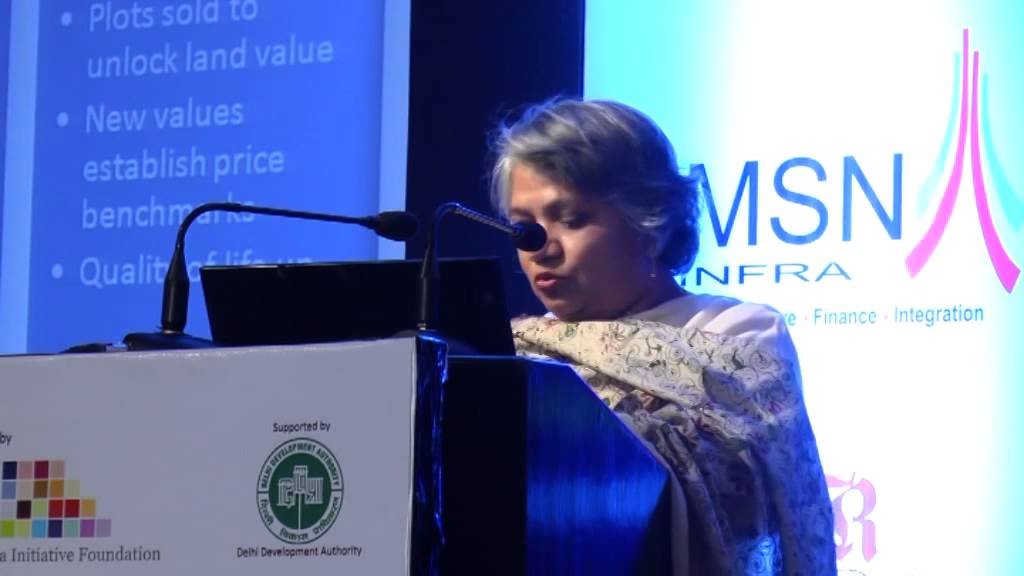 Mr. Ajay Mishra, Ms. E Jayashree Kurup, Mr. Hardeep Lamba in Land Pooling Policy Conference