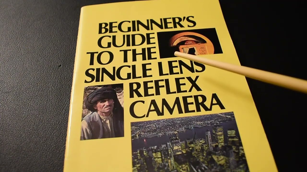 Close-Up Whispering ASMR | Relaxing Page Turning & Visual Triggers | 1980 Nikon Educational Booklet