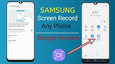 How To Do Screen Recording In Samsung Galaxy A10 - Youtube