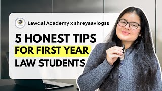5 Honest Tips for First-Year Law Students | How to Ace Law School from Day One | Shreyaavlogss | LA