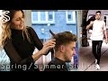 Summer Spring hairstyle & outfit 🌞 Men's fashion and hair Slikhaar Studio