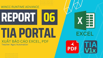 Tia portal report bài 6 - Xuất báo cáo tự động theo ngày