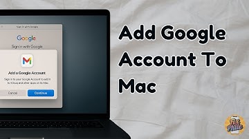 Add Google Account to MacBook (Sync Gmail, Calendar & Drive to Mac)