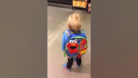 Nathan chasing Wegmans Train
