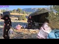 The suffering of a nomadic family with a two-month-old baby😥 sentenced to living in tents