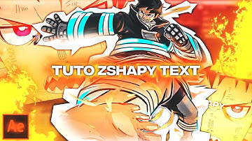 ADVENCED TEXT TUTORIAL LIKE @zShapy 「WITH FREE PROJECT FILE 」- After Effects「TUTORIAL」