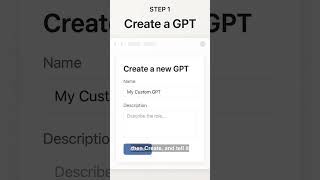 Custom GPT: build a reusable assistant once