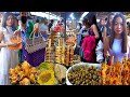 Oudong Hilldside On Meak Bochea Festival - Plenty Of Cambodian Yummy Foods