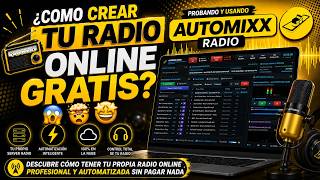 📻 ¿CÓMO CREAR UNA RADIO ONLINE GRATIS EN 2026? 😱🔥 ¡TE ENSEÑO PASO A PASO! | AUTOMIXX RADIO screenshot 5