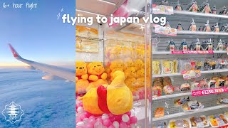 flying 16 hours to japan  ✈️🫧  travel day, staying in ginza, hotel musse meitetsu, first 7/11 run