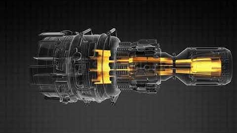 loop rotate jet engine turbine of plane aircraft concept aviation and aerospace industry b0sgzujyg