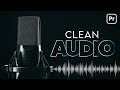 Make your audio and voice sound better  clean audio   premiere pro tutorial