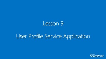 [Arabic] 9. SharePoint Server 2013 User Profile Service Application