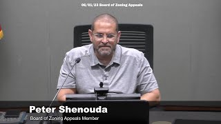 06/01/23 Board of Zoning Appeals