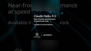 Claude Haiku 4.5 from Anthropic to Amazon Bedrock #aws