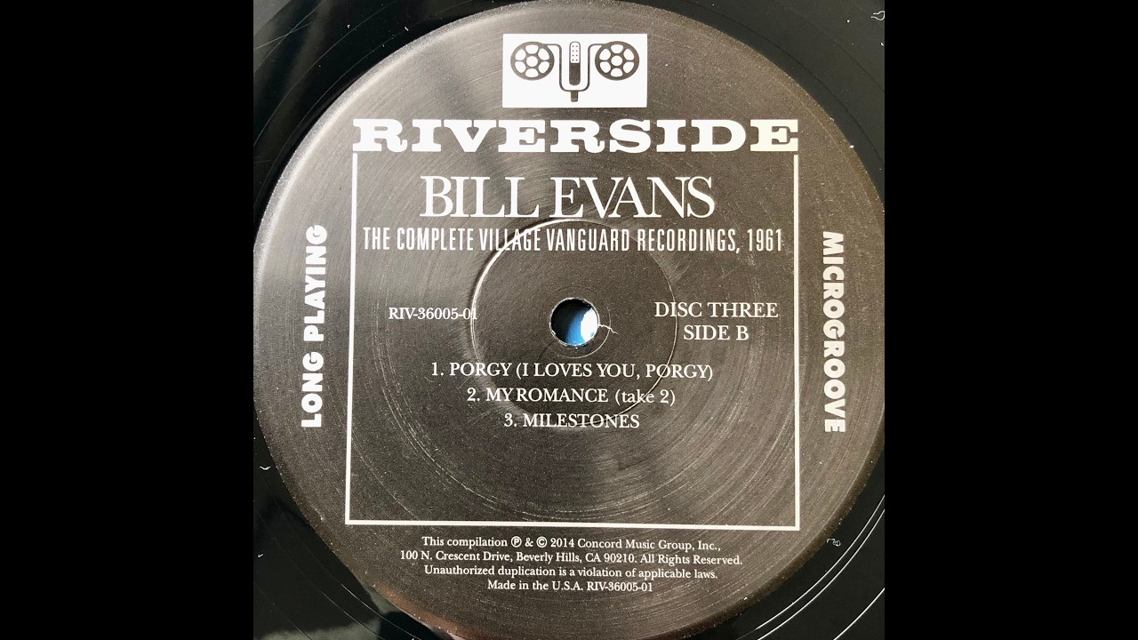 【音質最高】Bill Evans At The Village Vanguard Sunday at the Village Vanguard: Bill Evans Trio—Craft Recordings